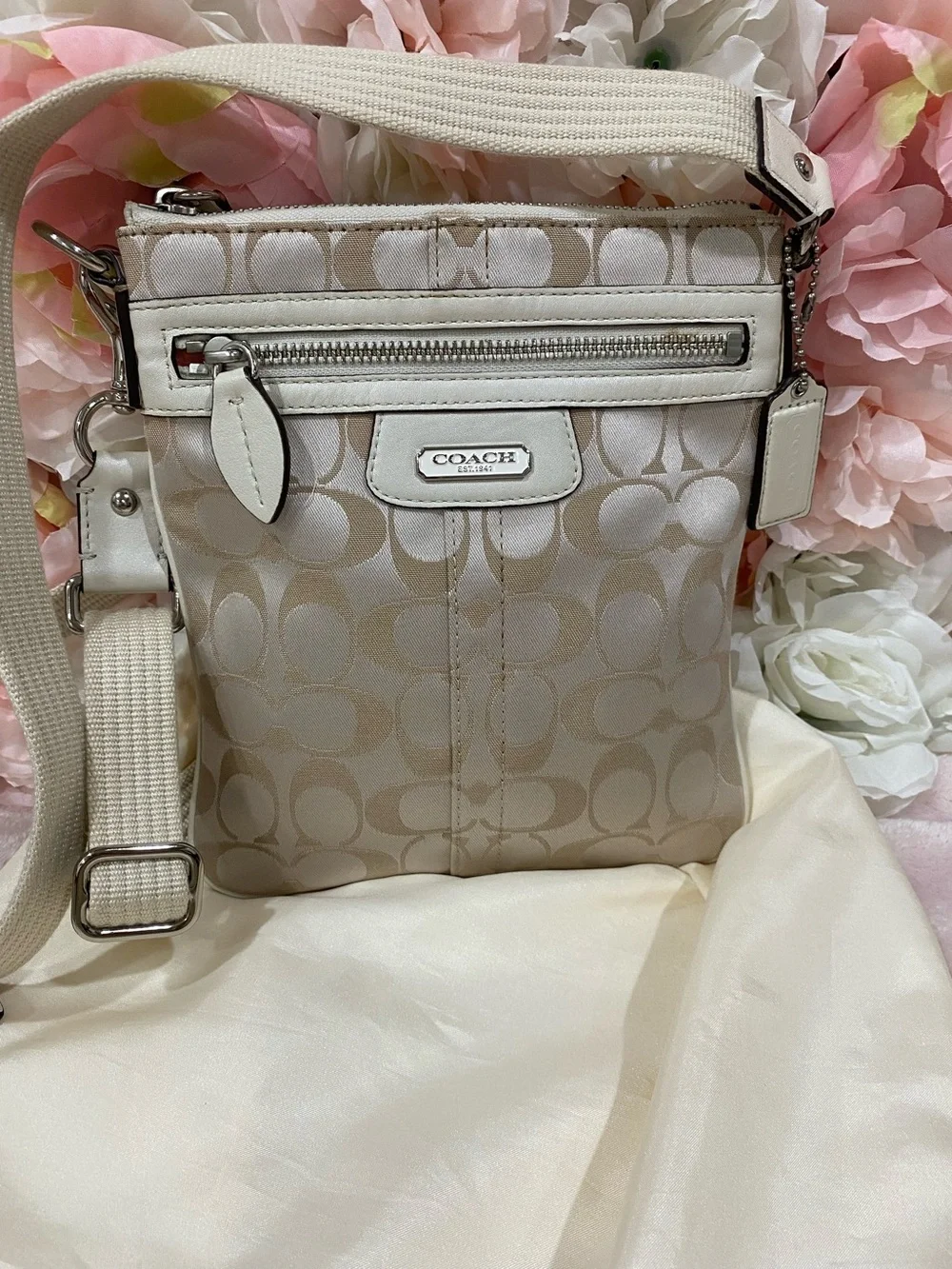 Coach Penelope Signature Jacquard Crossbody